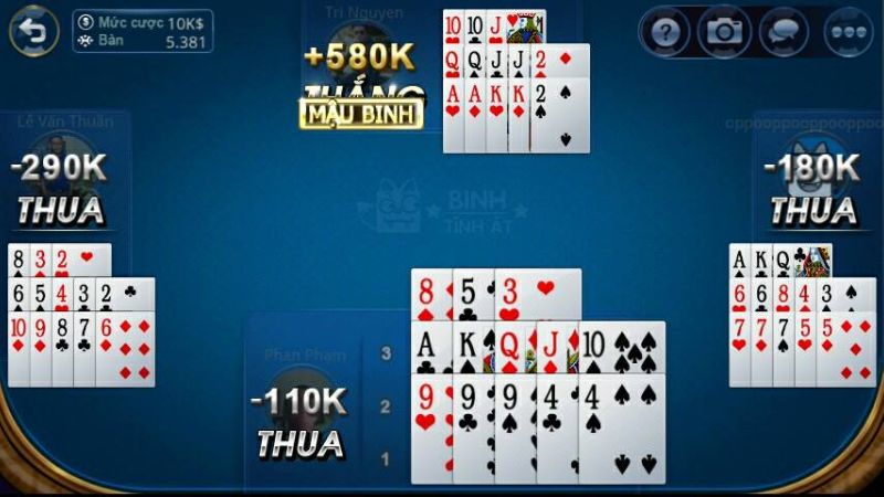 Tổng quan về game Mậu Binh
